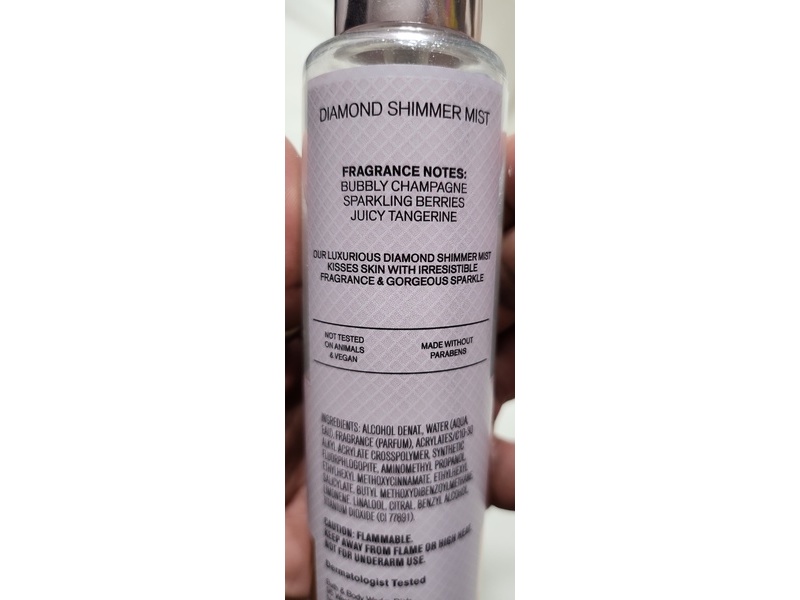 Bath & Body Works Champagne Toast Diamond Shimmer Mist, 4.9 fl oz/145 mL