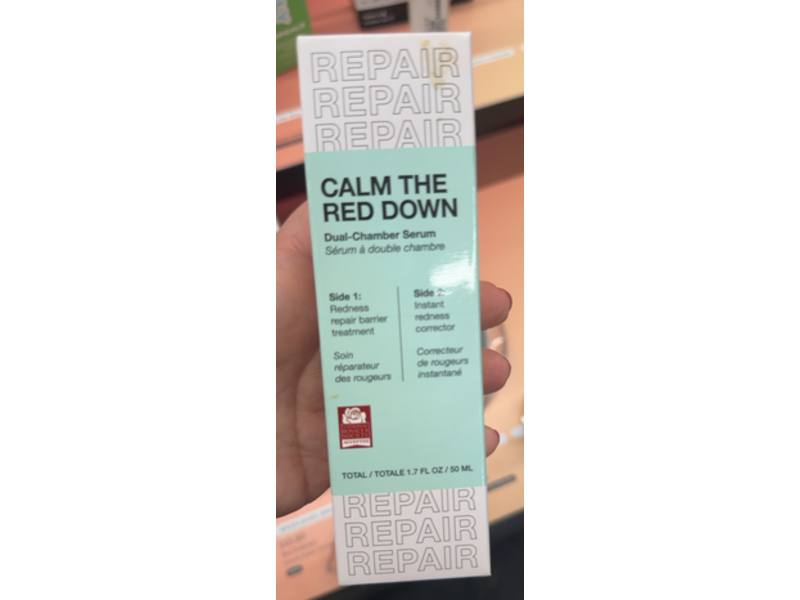 Innbeauty Project Calm The Red Down Dual-Chamber Serum, 1.7 fl oz/50 mL