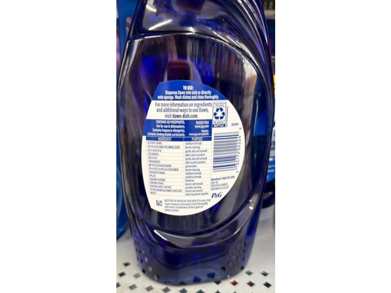Dawn Platinum Dishwashing Liquid, Clean Lemon Scent, 30 fl oz/887 mL