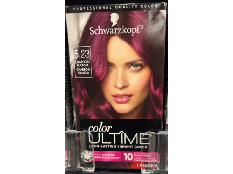 Schwarzkopf Color Ultime Hair Color,5.23 Charcoal Fuchsia, 1 Application
