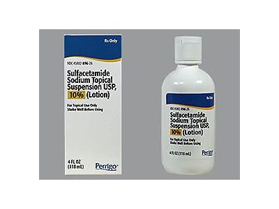 Sulfacetamide Sodium Topical Suspension USP (Lotion) 10%, 4 FL Oz, Perrigo (RX)