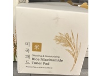 Glamfox Glowing & Moisturizing Toner Pad, Rice Niacinamide, 6.08 fl oz/180 mL, 90 Count - thumbnail 2