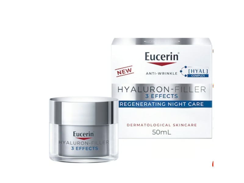 Eucerin Hyaluron Filler 3 Effects Regenerating Night Care, 50 mL