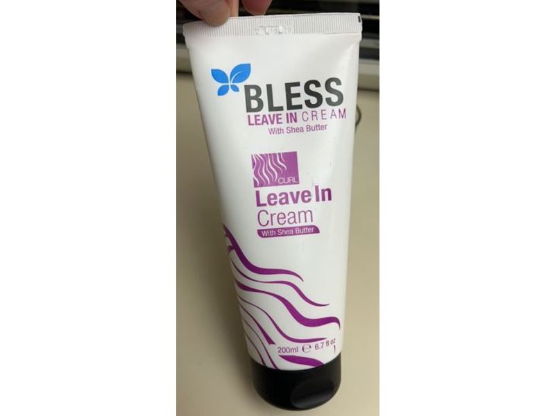 Bless Curl Leave-In Cream, Shea Butter, 6.7 fl oz/200 mL