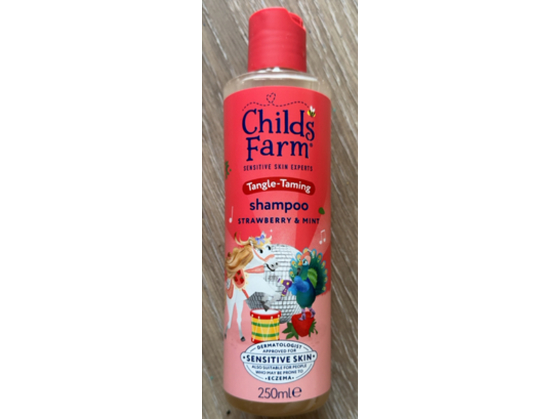 Childs Farm Tangle-Taming Shampoo, Strawberry & Mint, 250 mL