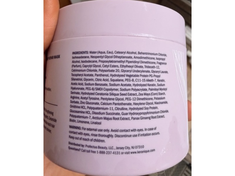 Keranique Rejuvenate Follicle Strengthening Deep Repair Hair Mask, 7.5 fl oz/223 mL