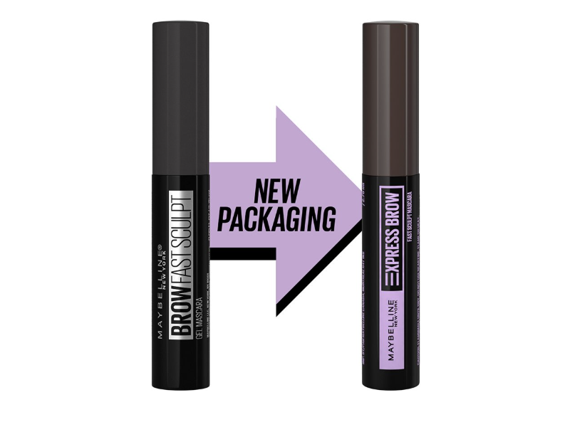 Maybelline Express Brow Fast Sculpt Gel Brow Mascara, 264 Clear, 0.09 fl oz/2.75 mL