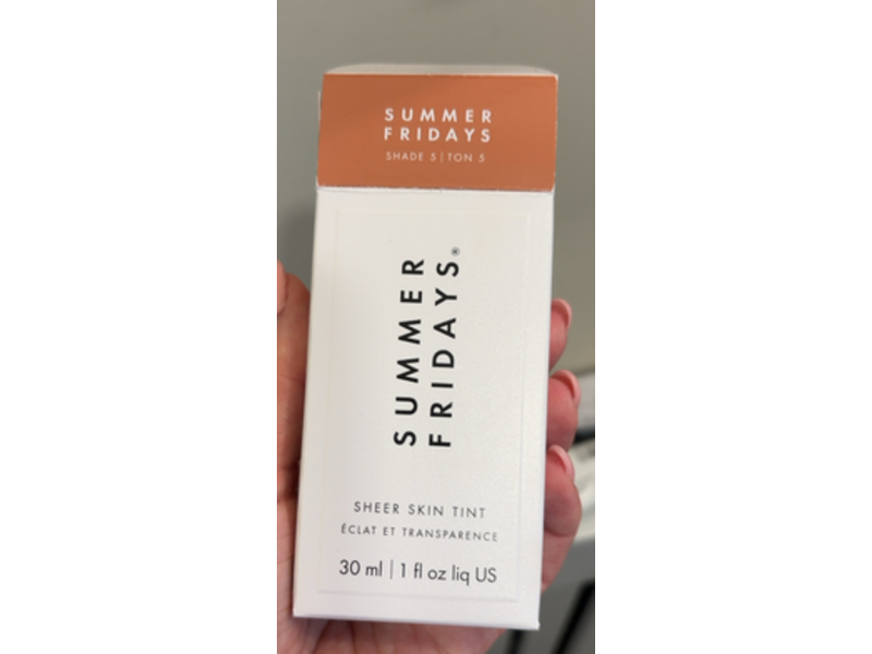 Summer Fridays Sheer Skin Tint, Ton 5, 1 fl oz/30 mL
