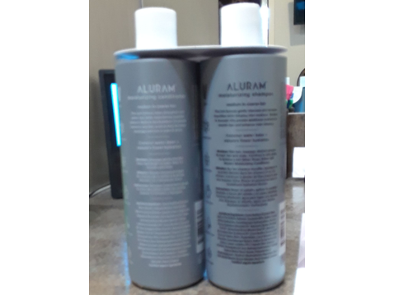 Aluram Clean Beauty Moisturizing Shampoo And Conditioner Set, 33.8 fl oz