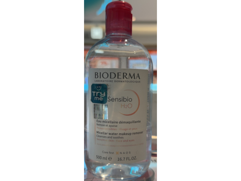 Bioderma Micellar Water Makeup Remover, 16.7 fl oz/500 mL