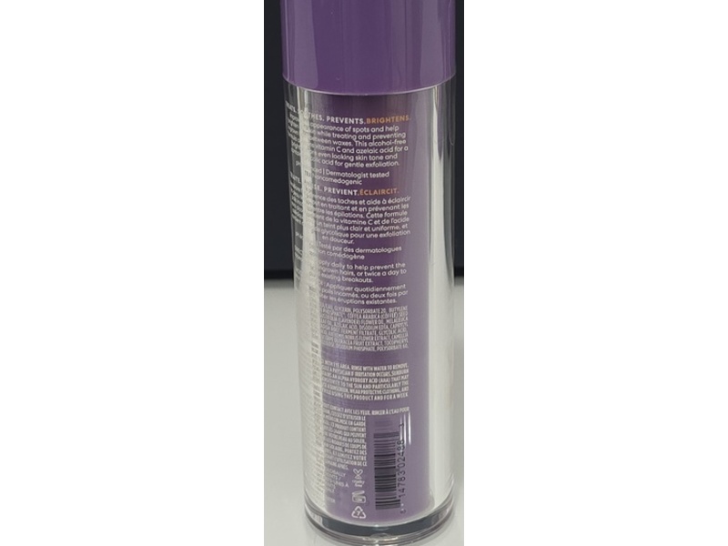 European Wax Center Treat Brightening Ingrown Hair Serum, Vitamin C, 1.7 fl oz/50 mL