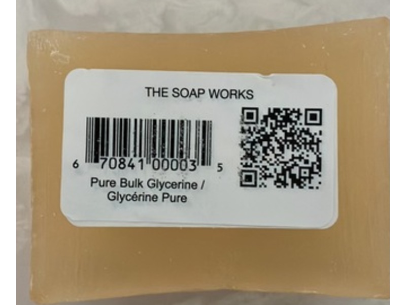 The Soap Works Pure Glycerin Bar Soap, 4 oz/120 g