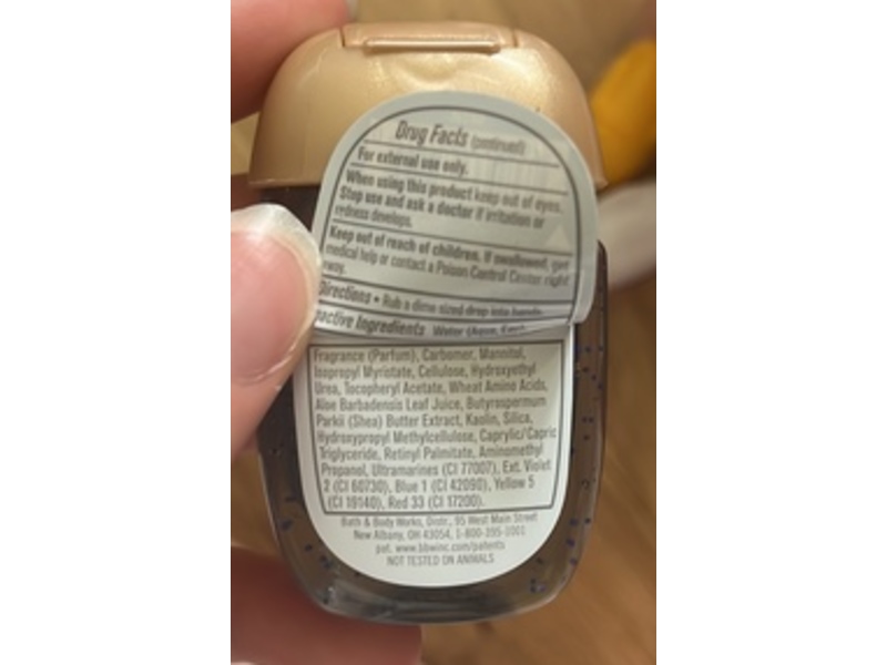 White Barn Midnight Blue Citrus Anti-Bacterial Hand Gel, 1 fl oz/29 mL