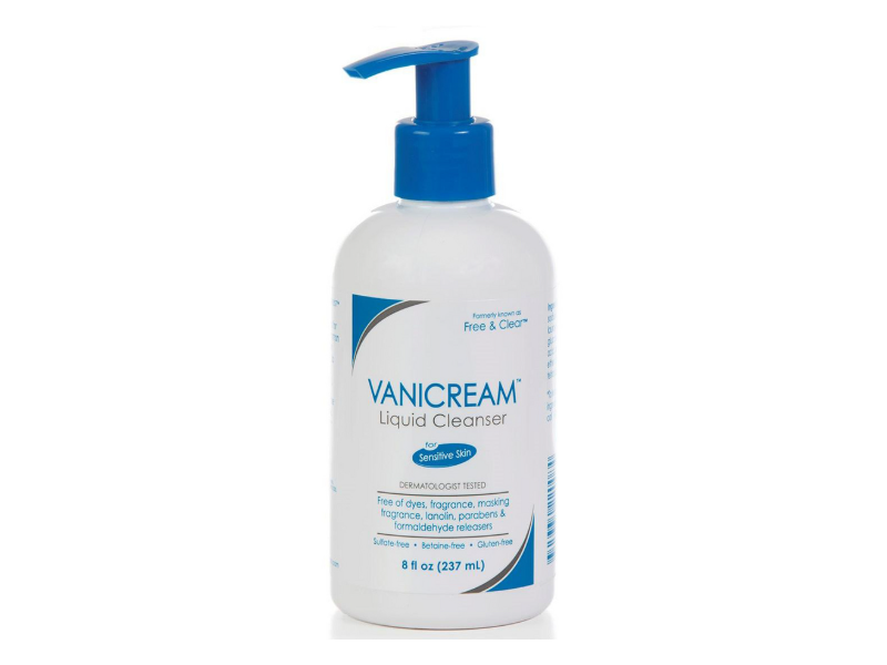 VaniCream Liquid Cleanser, Free & Clear, 8 fl oz/237 mL