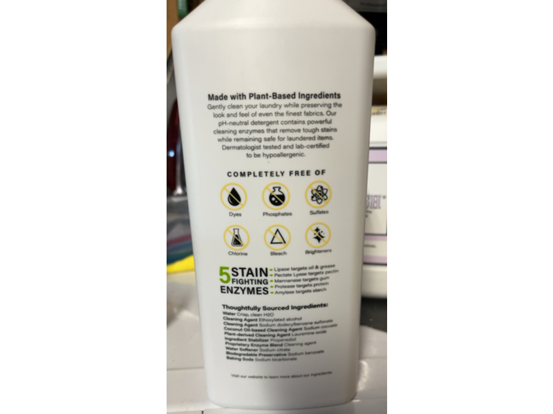 Heritage Park All-Purpose Laundry Detergent, Fragrance Free, 64 loads, 32 fl oz (946 mL)