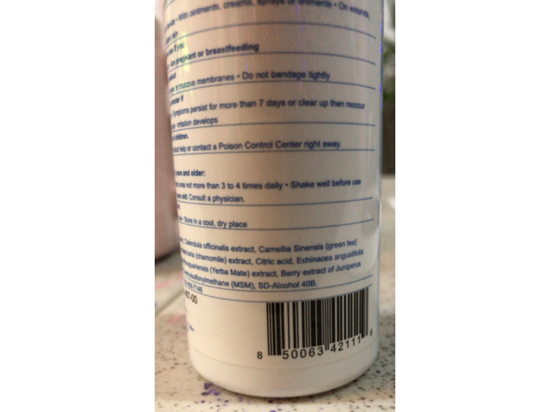 MedFreeze Naturally Cool Cold Therapy Pain Relief Spray, 4 fl oz/118 mL