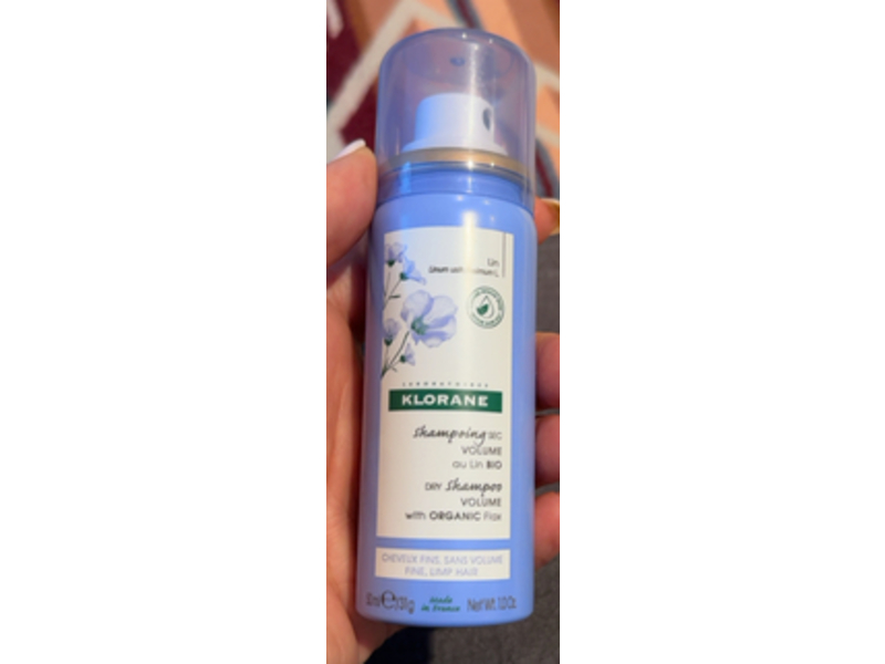 Klorane Volumizing Dry Shampoo, Organic Flax, 1.0 oz/31 g