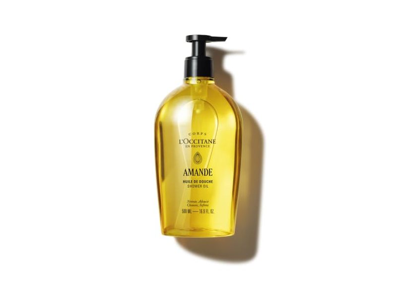 L'Occitane En Provence Shower Oil, Amande Sublime, 16.9 fl oz/500 mL