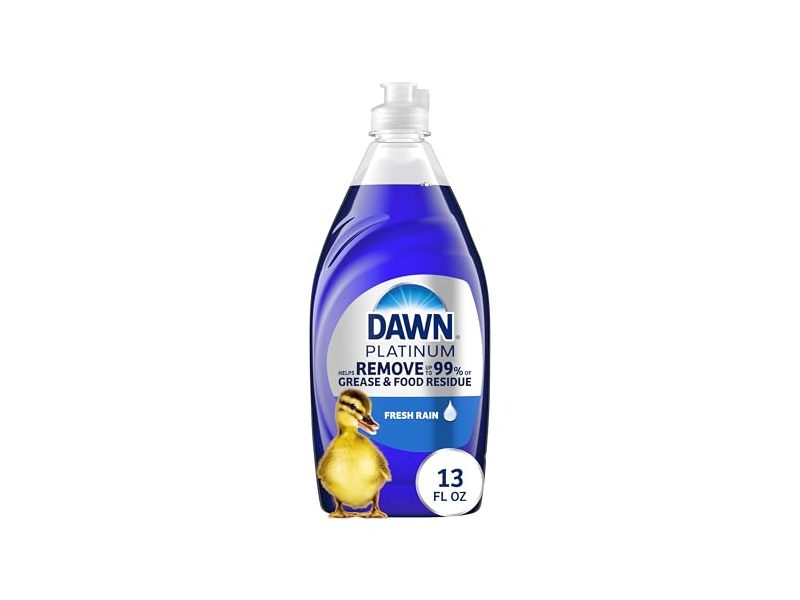Dawn Platinum Dishwashing Liquid, Fresh Rain Scent, 13 fl oz/384 mL