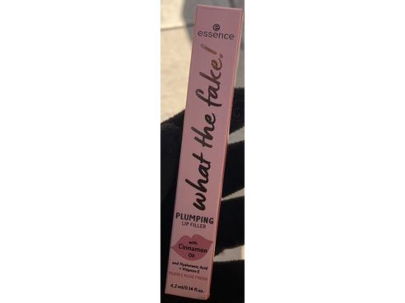 Essence What The Fake Plumping Lip Filler, oh my nude! 02, 0.14 fl oz/4.2 mL
