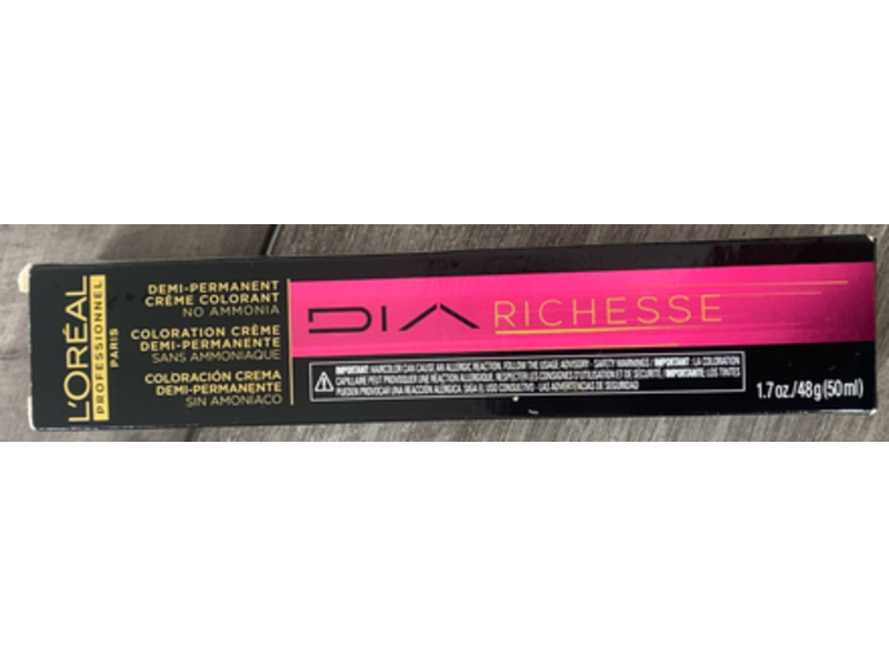 L'Oreal Professional Dia Richesse Semi-Permanent Hair Creme, 6.13, 1.7 oz/48 g
