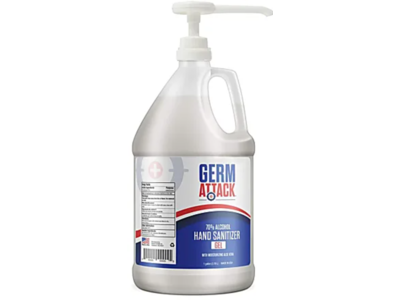 Germ Attack Hand Sanitizer Gel, 128 fl oz/3785 mL