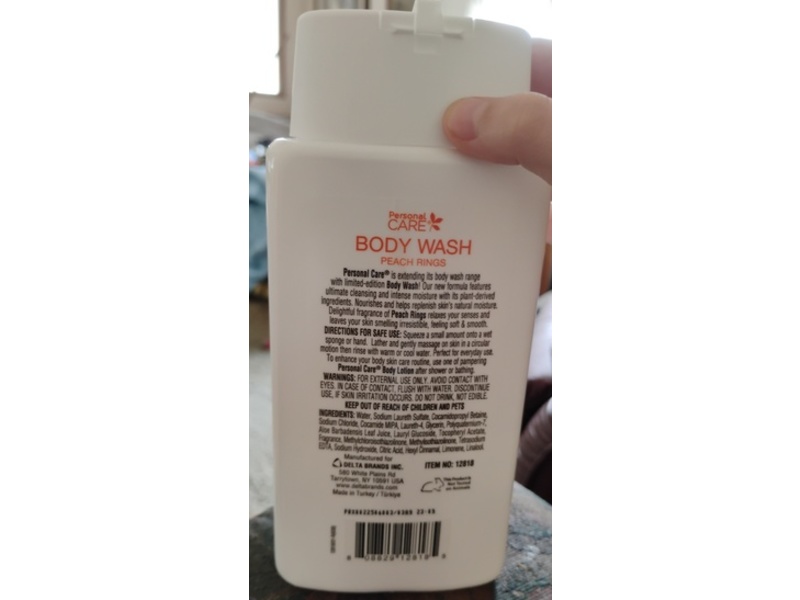 Personal Care Body Wash, Peach Rings, 14 fl oz/414 mL