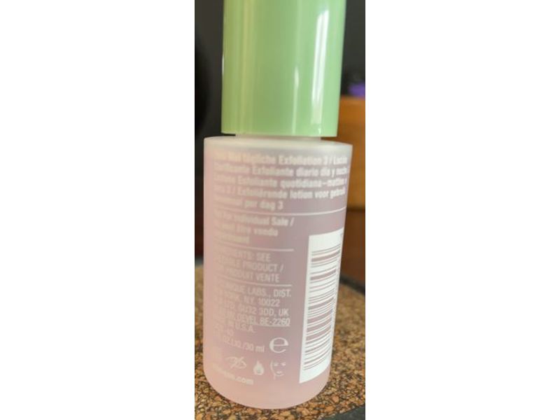 Clinique Clarifying Lotion, Twice A Day Exfoliator, 3, 1 fl oz/30 mL