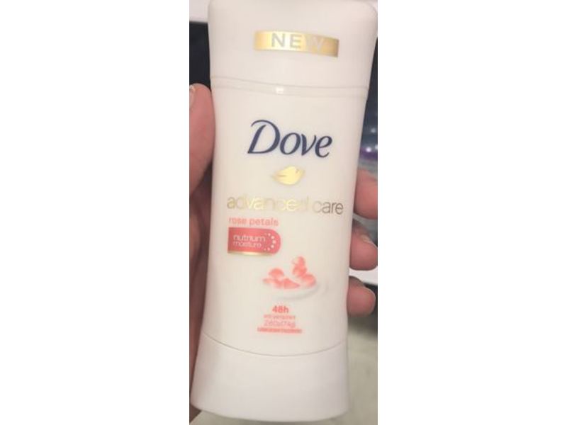 Dove Advanced Care Antiperspirant, Rose Petals, 2.6 oz/74 g