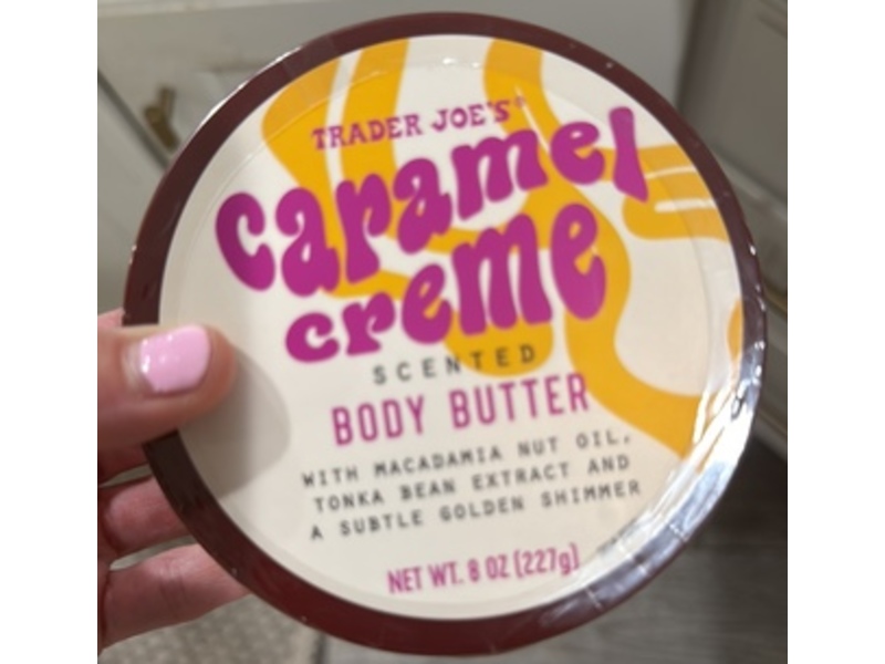 Traders Joe's Body Butter, Caramel Creme Scented, 8 oz/227 g
