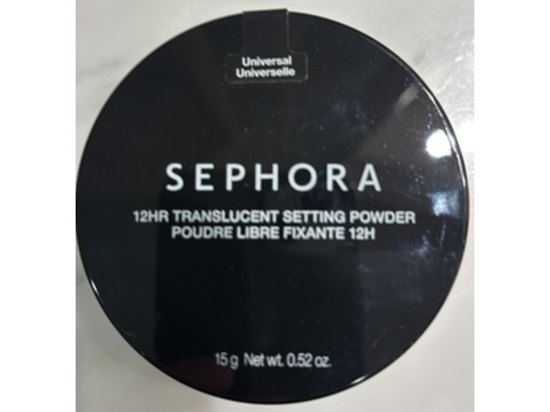 Sephora Universal 12HR Translucent Setting Powder, 0.52 oz/15 g