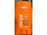 Carpe Antiperspirant & Deodorant, Coconut Vanilla, 0.53 oz/15 g - thumbnail 2
