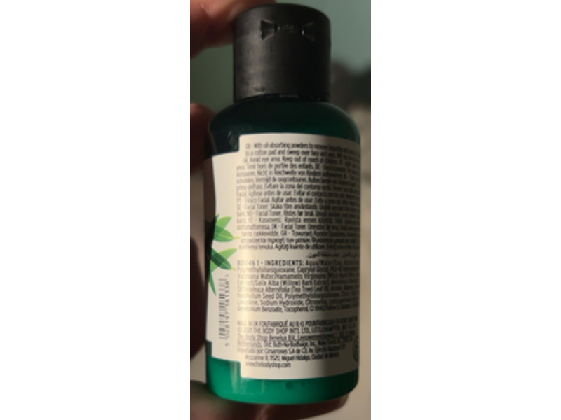The Body Shop Tea Tree Skin Clearing Mattifying Toner, 2.0 fl oz/60 mL