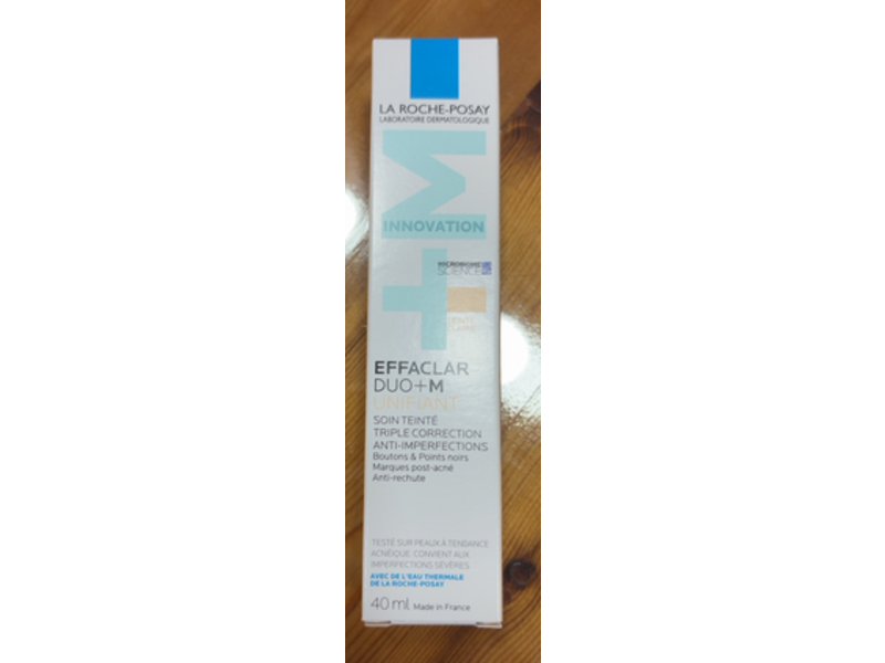 La Roche-Posay Innovation Effaclar Duo+M Tinte, Claire, 40 mL