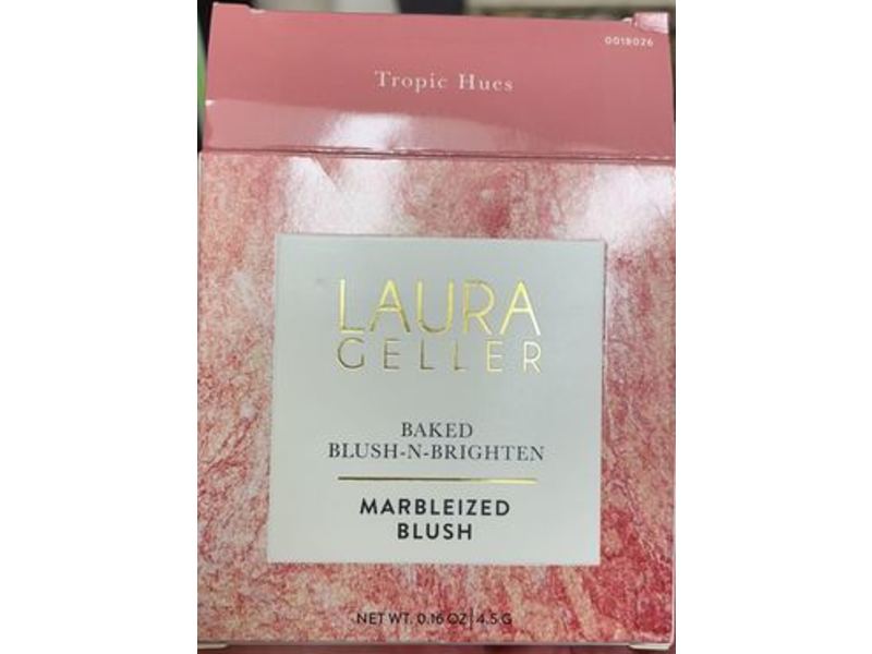 Laura Geller Baked Blush-N-Brighten Marbleized Blush, Tropical Hues, 0.16 oz/4.5 g