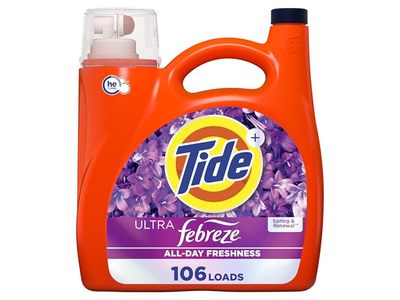 Tide Ultra Febreze All-Day Freshness Liquid Laundry Detergent, 106 Loads, 149 fl oz/4.4 L