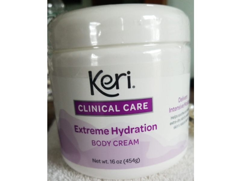 Keri Clinical Care Extreme Hydration Body Cream, 16 oz/454 g