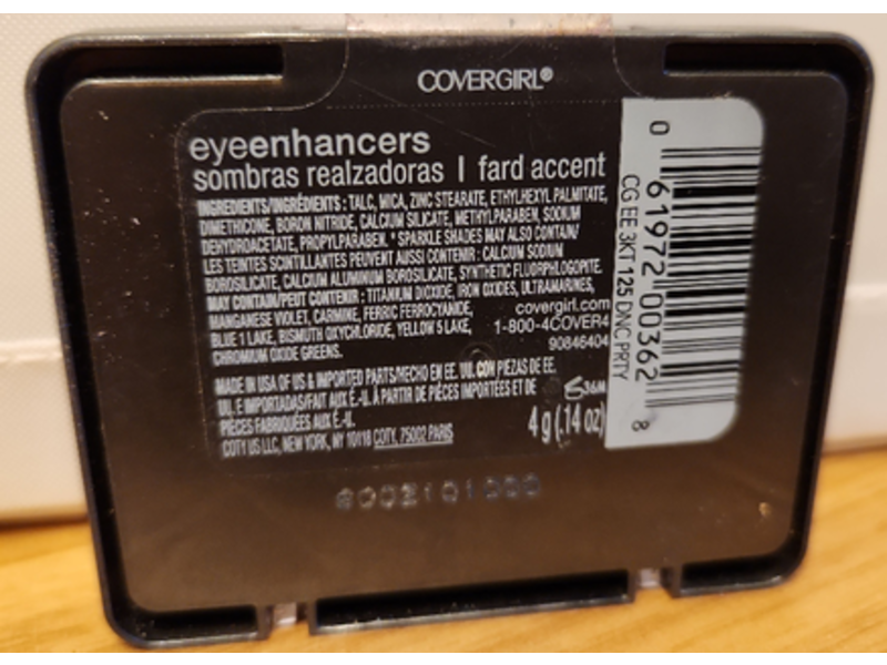 CoverGirl Eyeshadow Palette, Fard Accent, 14 oz/4 g