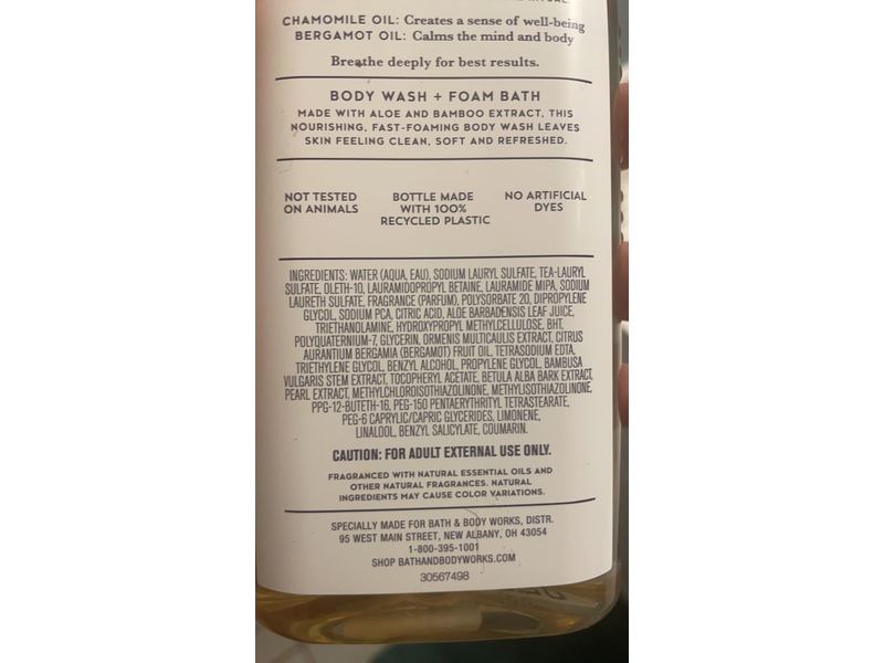 Bath & Body Works Body Wash + Foam Bath, Sleep, 10 fl oz/295 mL