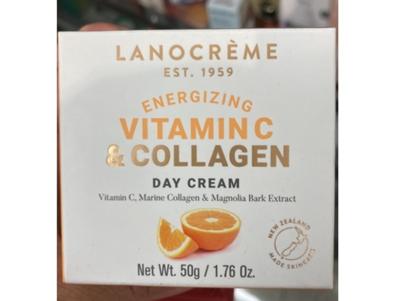 Lanocreme Energizing Vitamin C & Collagen Day Cream, 1.76 oz/50 g