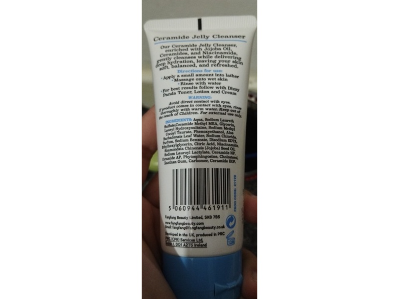 Dizzy Panda Ceramide Jelly Cleanser, 3.38 fl oz/100 mL