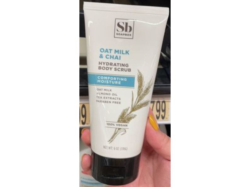 Soapbox Hydrating Body Scrub, Comforting Moisture, 6 oz/170 g