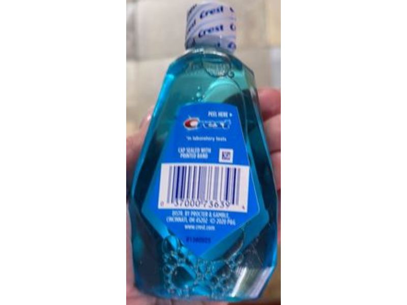 Crest Pro Health Antiplaque Oral Rinse, Clean Mint, 3.3 fl oz/100 mL