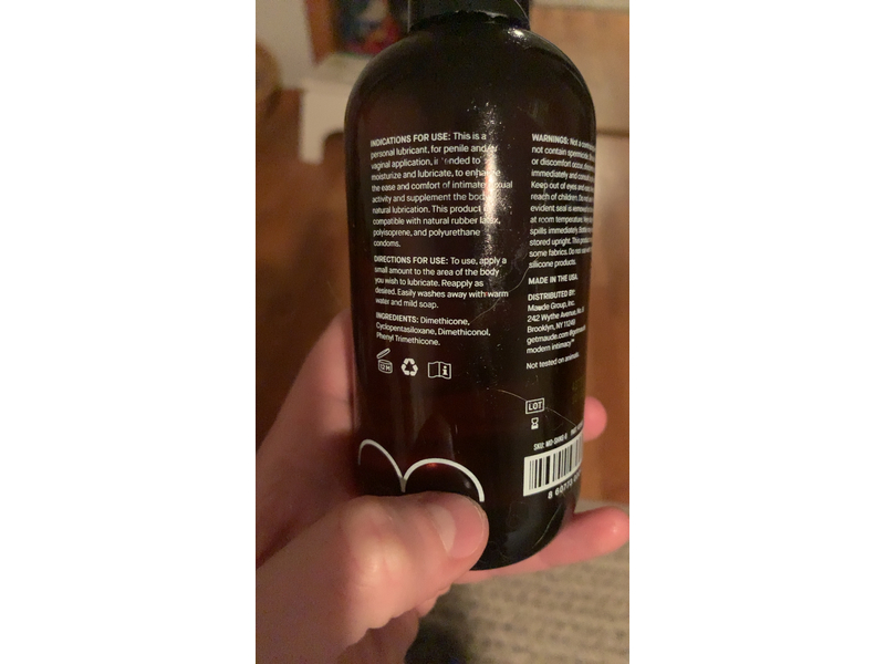 Maude Shine Silicone Lubricant, 8 oz/236.6 mL