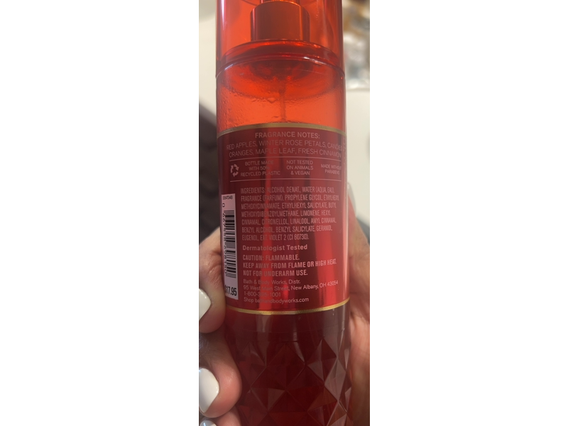 Bath & Body Works Fragrance Mist, Winter Candy Apple, 8 fl oz/236 mL