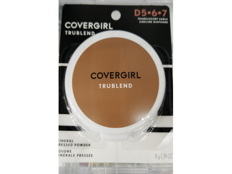 CoverGirl Trublend Mineral Pressed Powder, Translucent Sable 6, 0.39 oz/11 g