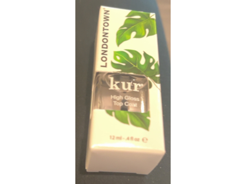 Londontown Kur High Gloss Top Coat, 0.4 fl oz/12 mL