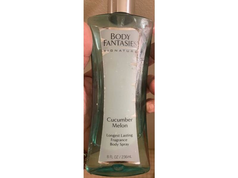 Body Fantasies Fragrance Body Spray, Cucumber Melon, 8 fl oz/236 mL