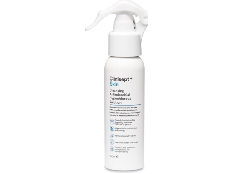Clinisept+ Skin Cleansing Antimicrobial Hypochlorous Solution, 100 mL