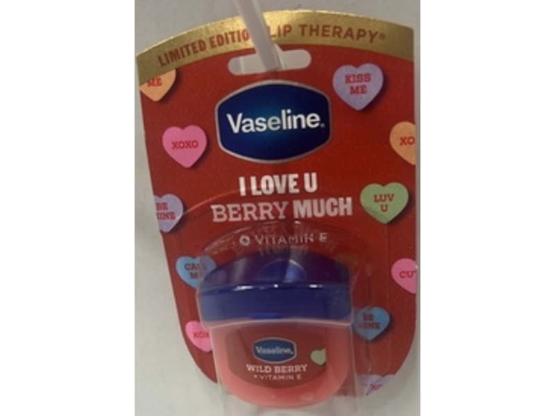 Vaseline Mini Lip Balm, Wild Berry, 0.25 oz/7 g